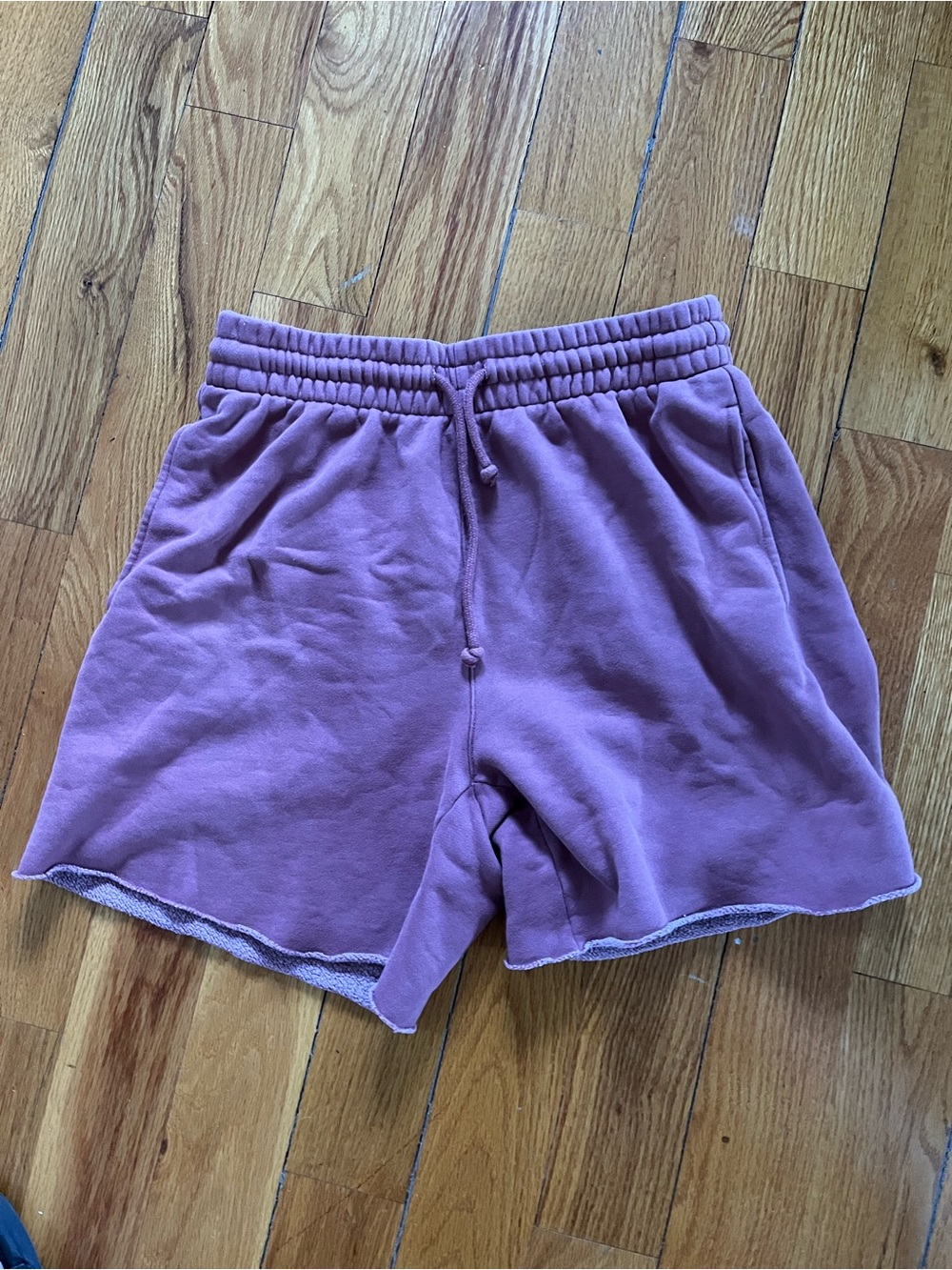 TNA Women's Mauve Elastic Drawstring Athletic Shorts